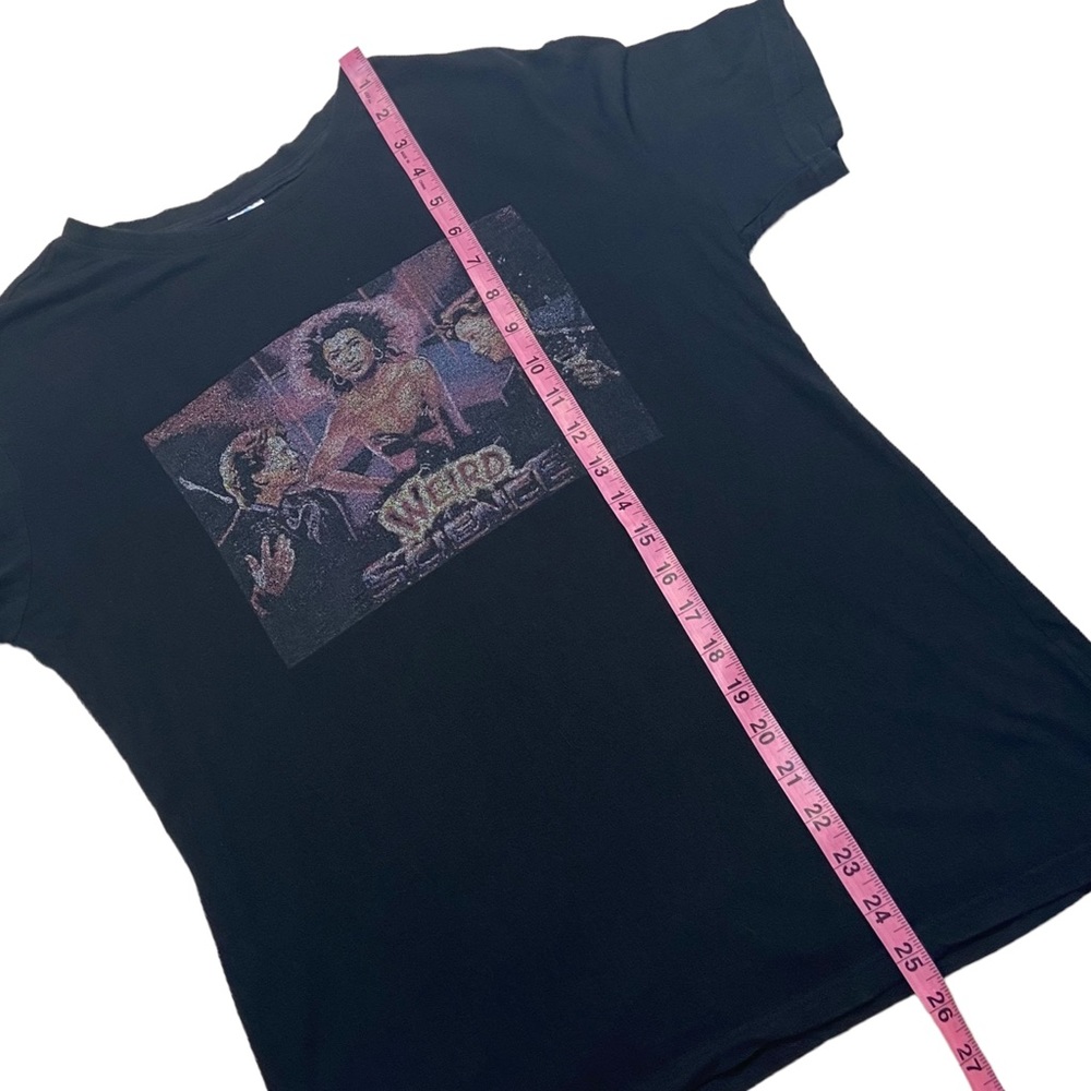 1985 Vintage Weird Science Movie T Shirt Black  S - Picture 7 of 8